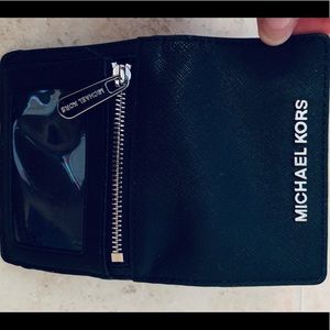 Michael Kors Small Black Leather Wallet